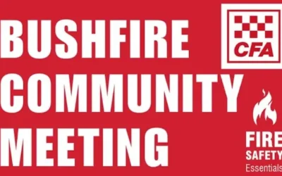 2025 Bushfire Community Meeting